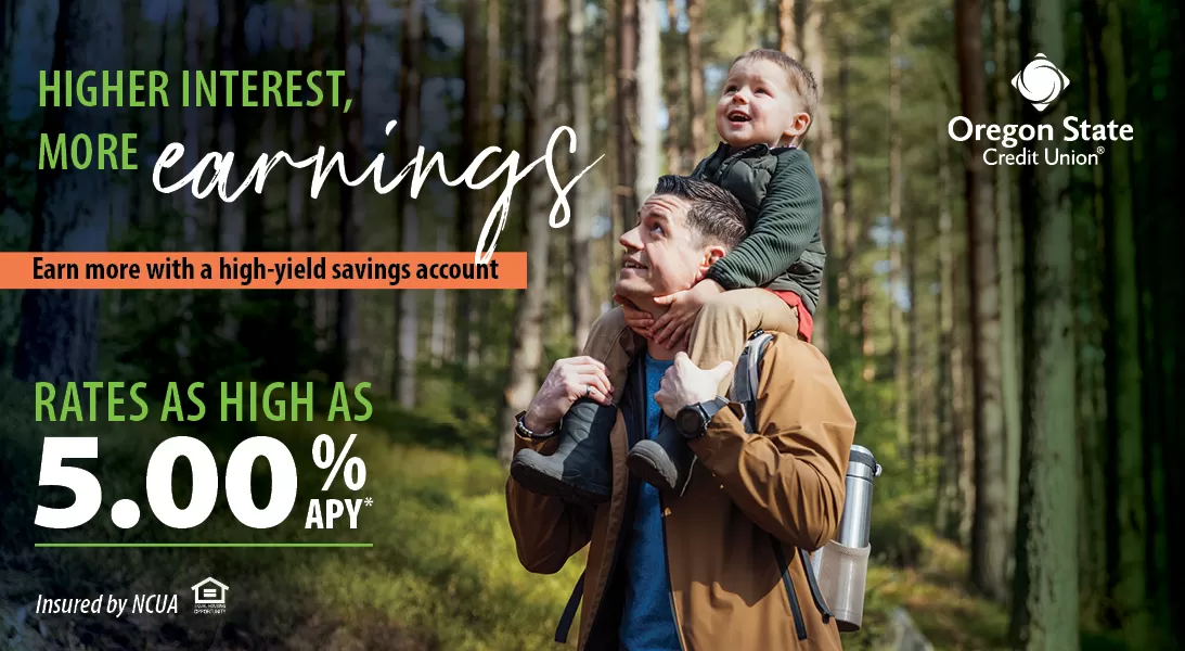 High-Yield Savings - Oregon State Credit Union - Father son